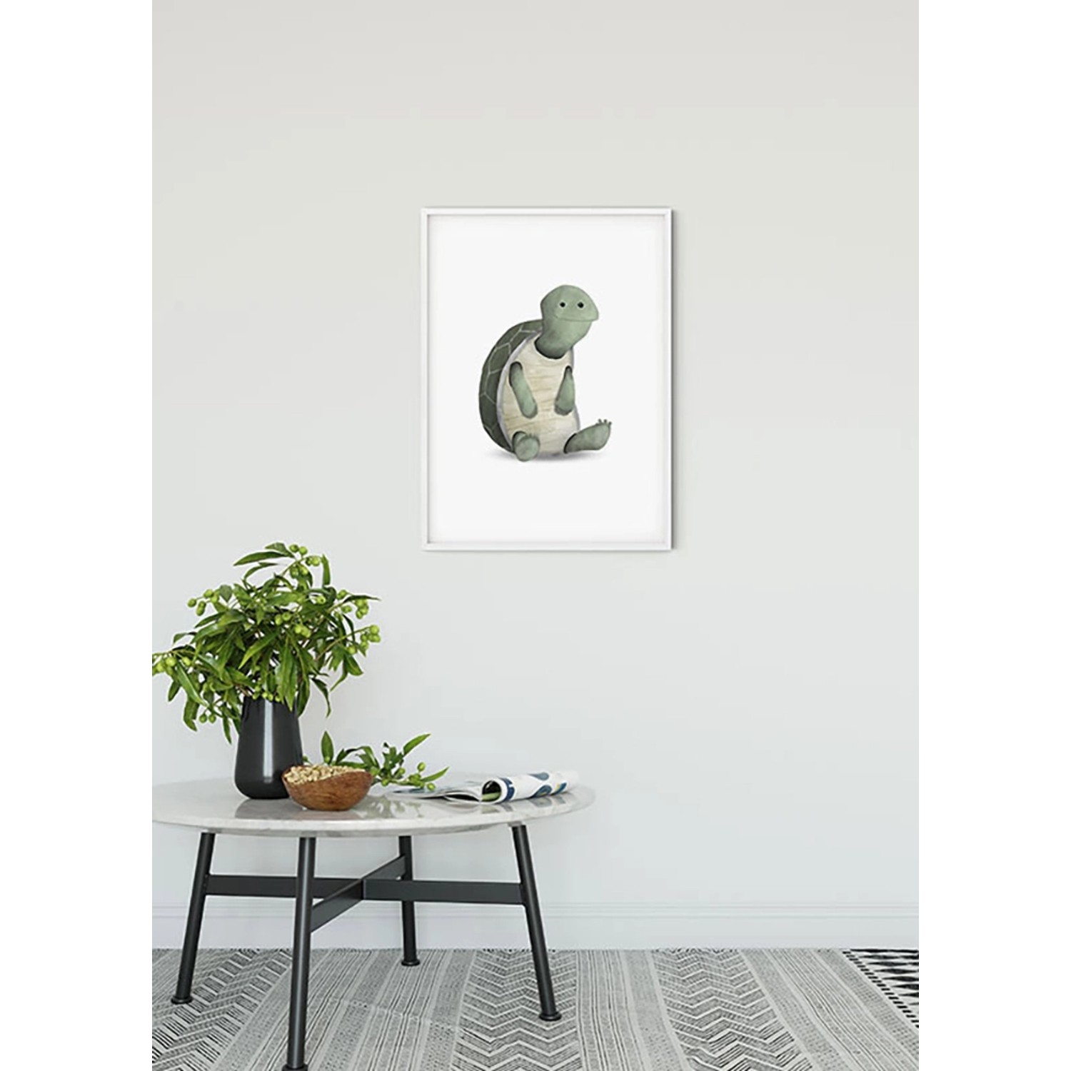 Komar Wandbild Cute Turtle 50 x 70 cm