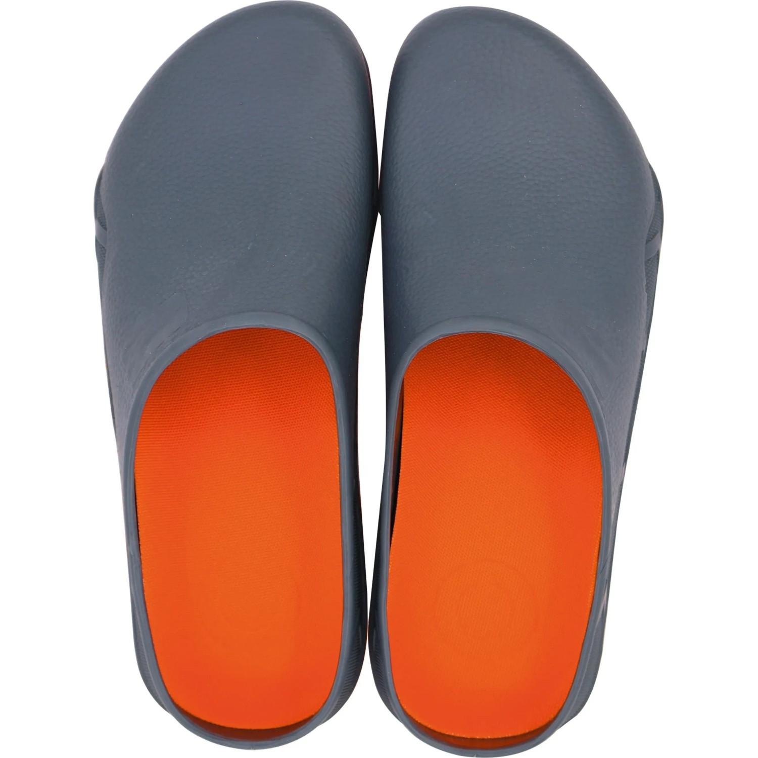 Gartenclogs in Schwarz-Orange, Größe 41/42, ideal für Gartenarbeit und Freizeit.