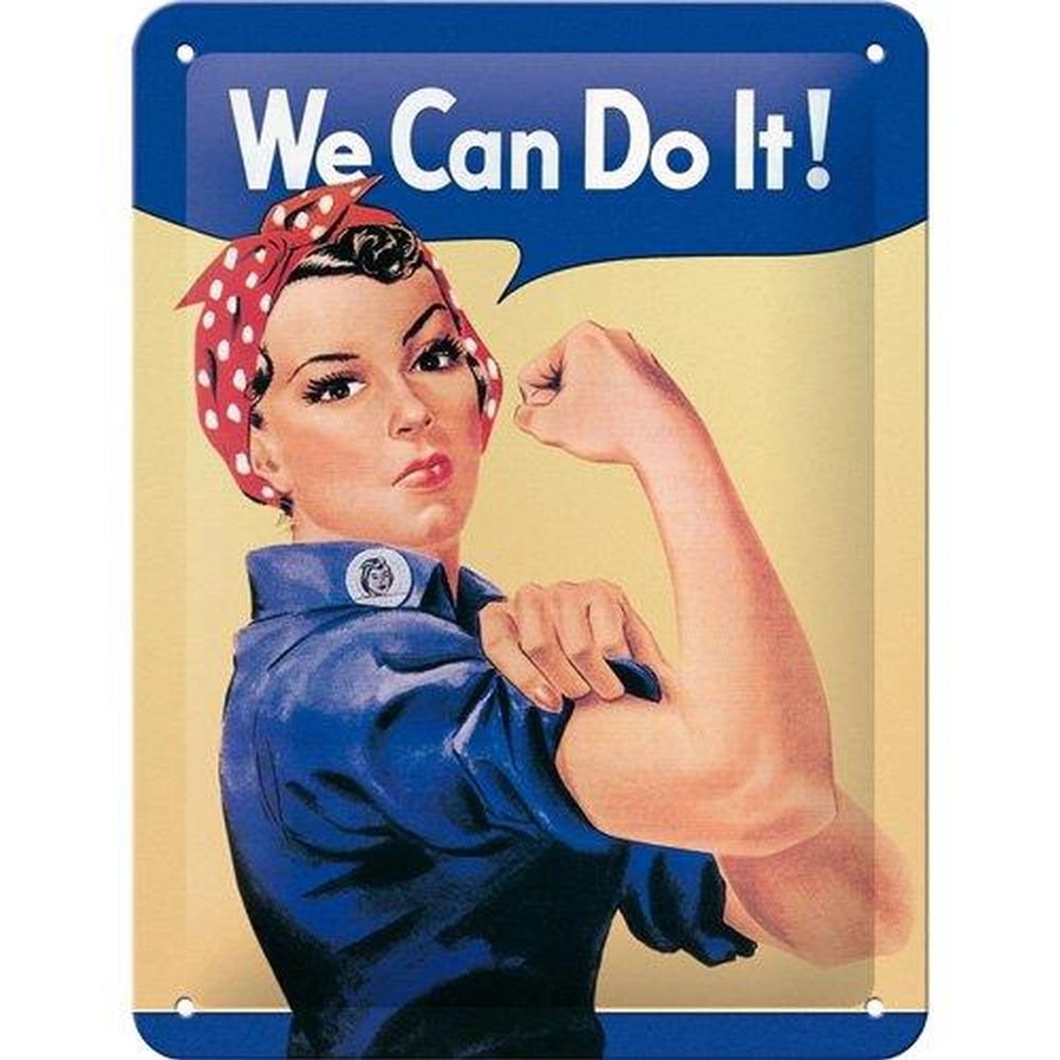 Nostalgic-Art Blechschild 15x20 cm - USA - We Can Do It! günstig online kaufen