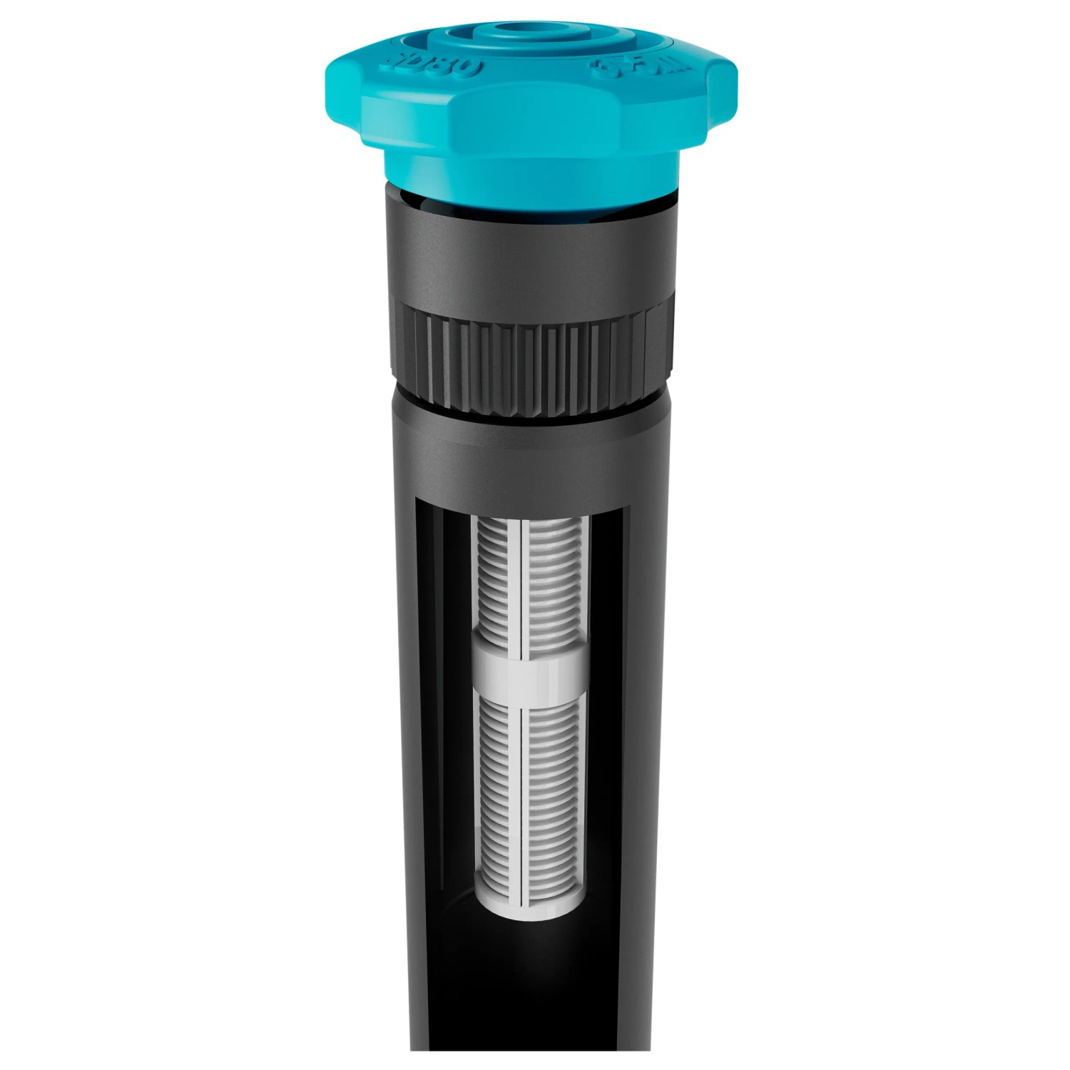 Gardena Versenkregner SD80 für bis zu 80 m² Rasenfläche, Detailansicht des Filters.