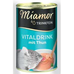 Miamor Trinkfein Vitaldrink Thunfisch, Katzengetränk zur Förderung der Flüssigkeitsaufnahme.