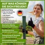 TTL GARDEN Rankstäbe 90cm 15er Set 11mm Kunststoffbeschichtet Pflanzstäbe Rankhilfe Tomatenstab Für Garten Gewächshaus_9
