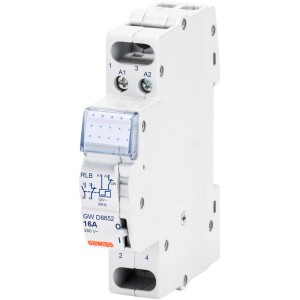 Gewiss Stromstoßschalter 16A, Reiheneinbaugerät für Spannung 230V.