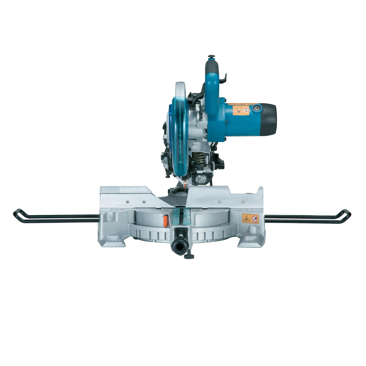 Makita Kapp- und Gehrungssäge LS0815FLN mit 216 mm Sägeblatt und Zubehör.