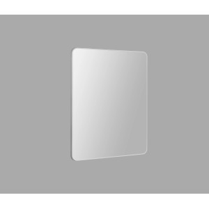 DSK Designspiegel Picasso, 50x70 cm, Silberrahmen. Moderner Wandspiegel für Bad & Wohnraum.