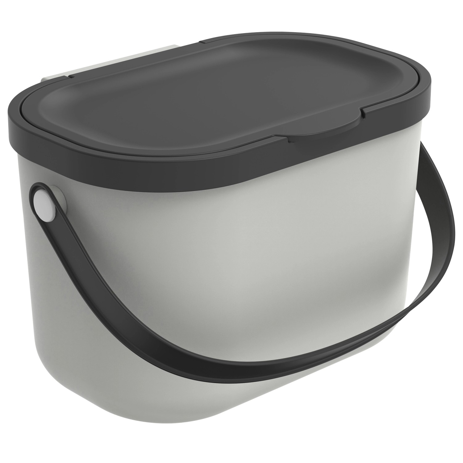 Rotho Bioabfallbehälter Albula 3,2, Weiß