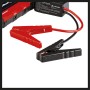 Einhell Power Bank CE-JS 12 mit Starthilfekabel (rot/schwarz) für Auto, abgebildet im Detail.