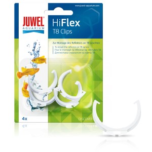 Juwel HiFlex T8 Clips: Ersatzclips zur Reflektorbefestigung in Aquarienbeleuchtung.