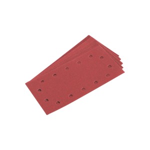LUX Schleifstreifen K80, 93x230mm, 10er-Pack für Schwingschleifer. Zum Schleifen von Holz und Metall.