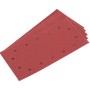 LUX Schleifstreifen K80, 93x230mm, 10er-Pack für Schwingschleifer. Zum Schleifen von Holz und Metall.