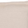 Beige Saumauflage für Hochlehner Gartenstuhl, Detailansicht.