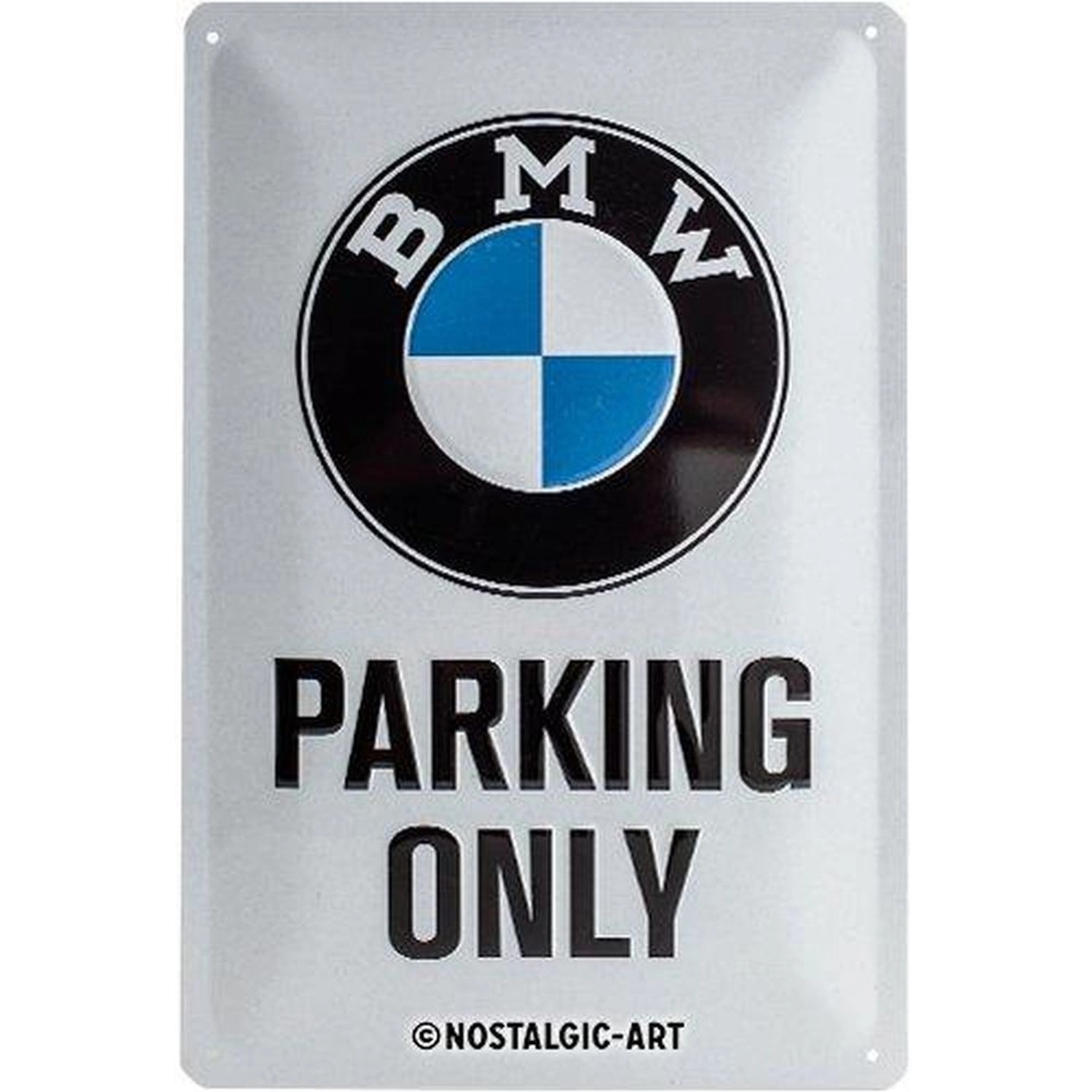 Nostalgic-Art Blechschild 20 x 30cm - BMW - Parking Only White günstig online kaufen