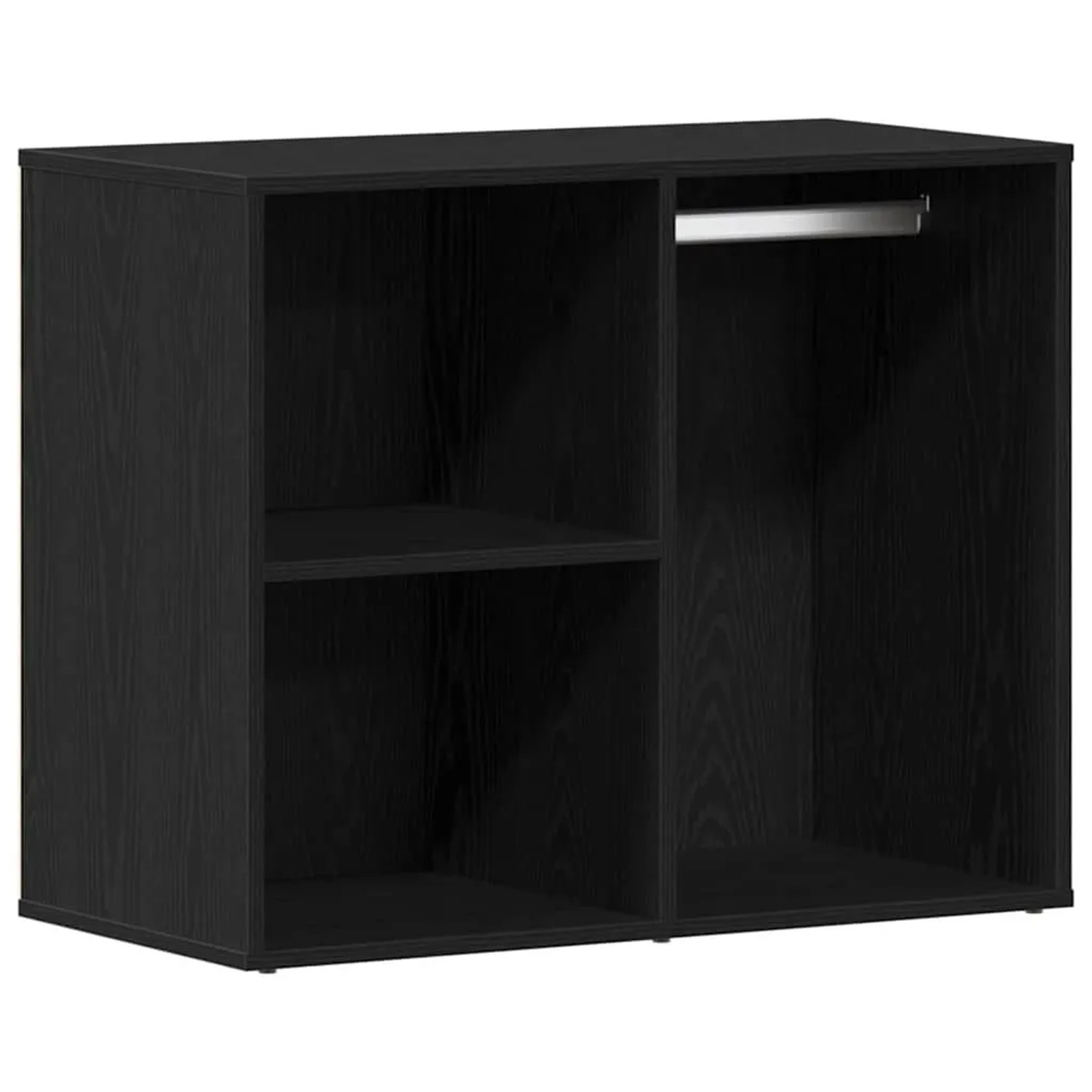 vidaXL Kosmetikschrank mit Regal Schwarz Eichen-Optik 80 x 40 x 65 cm 862788