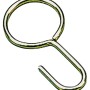 Gardinia Seilhaken aus Messing, 20er-Pack für Seilspanngarnituren.