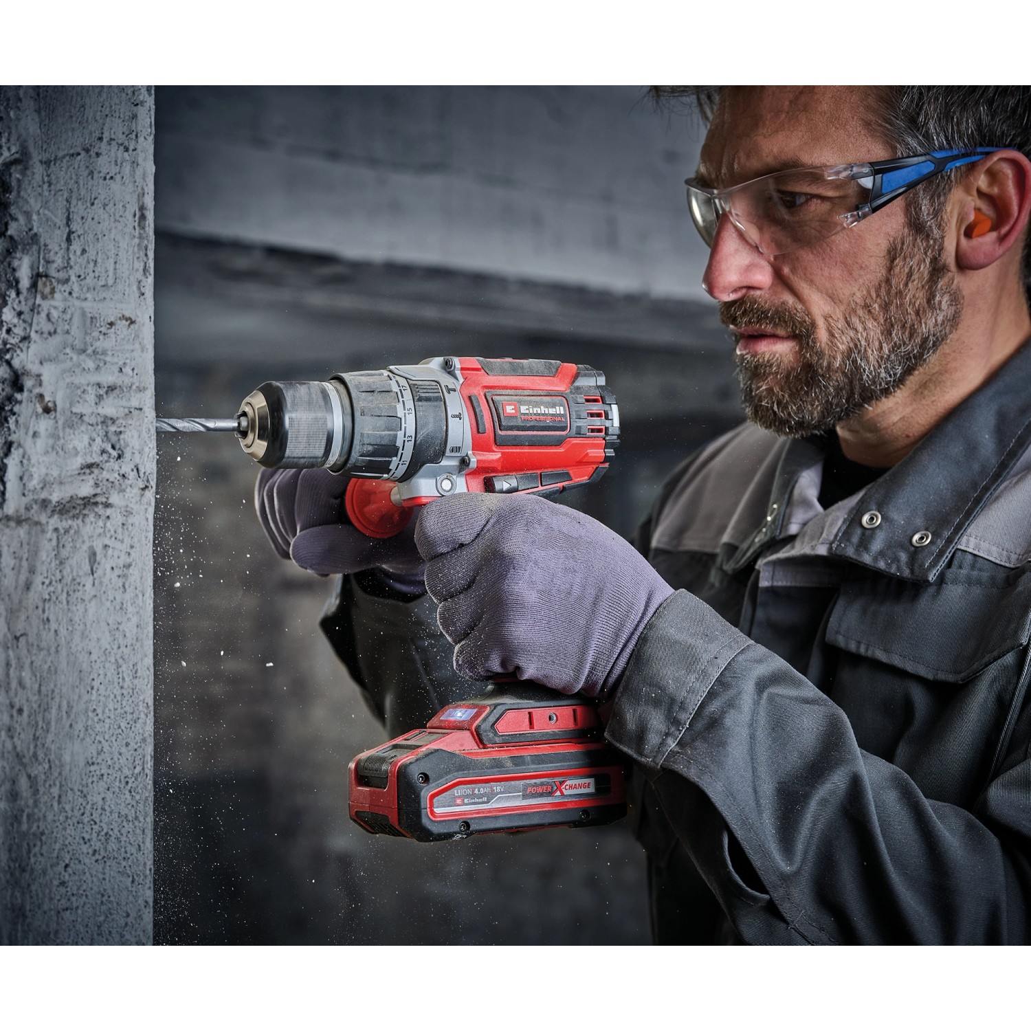 Einhell Akku-Schlagbohrschrauber TP-CD 18/70 Li-i BL im E-Case_6