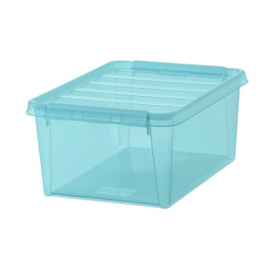 Aquamarine SmartStore Colour 15 Aufbewahrungsbox aus Kunststoff mit Deckel.