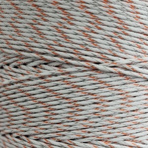 ZGM Weidezaunlitze Premium Weiß/Orange 1000 m 9 Leiter