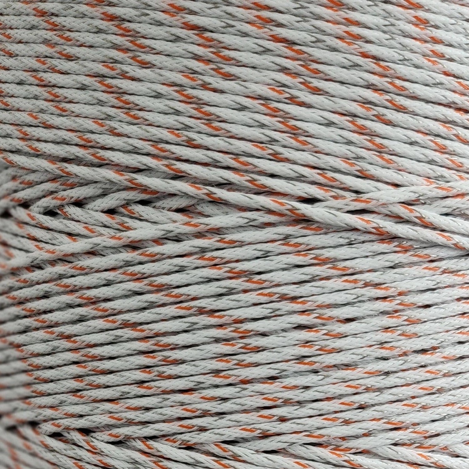ZGM Weidezaunlitze Premium Weiß/Orange 1000 m 9 Leiter günstig online kaufen