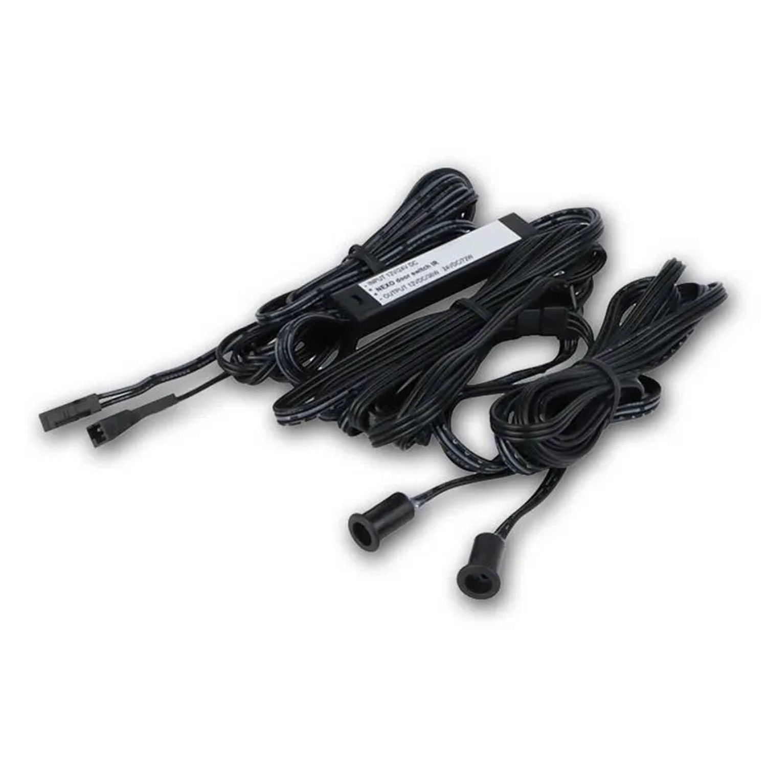 world-trading-net Micro-IR-Möbelschalter 2 Sensor 12 24V DC 3A Schwarz