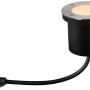 Paulmann LED Bodeneinbaustrahler Floor Plug & Shine, Ø 9,8cm, für den Außenbereich, warmweißes Licht.