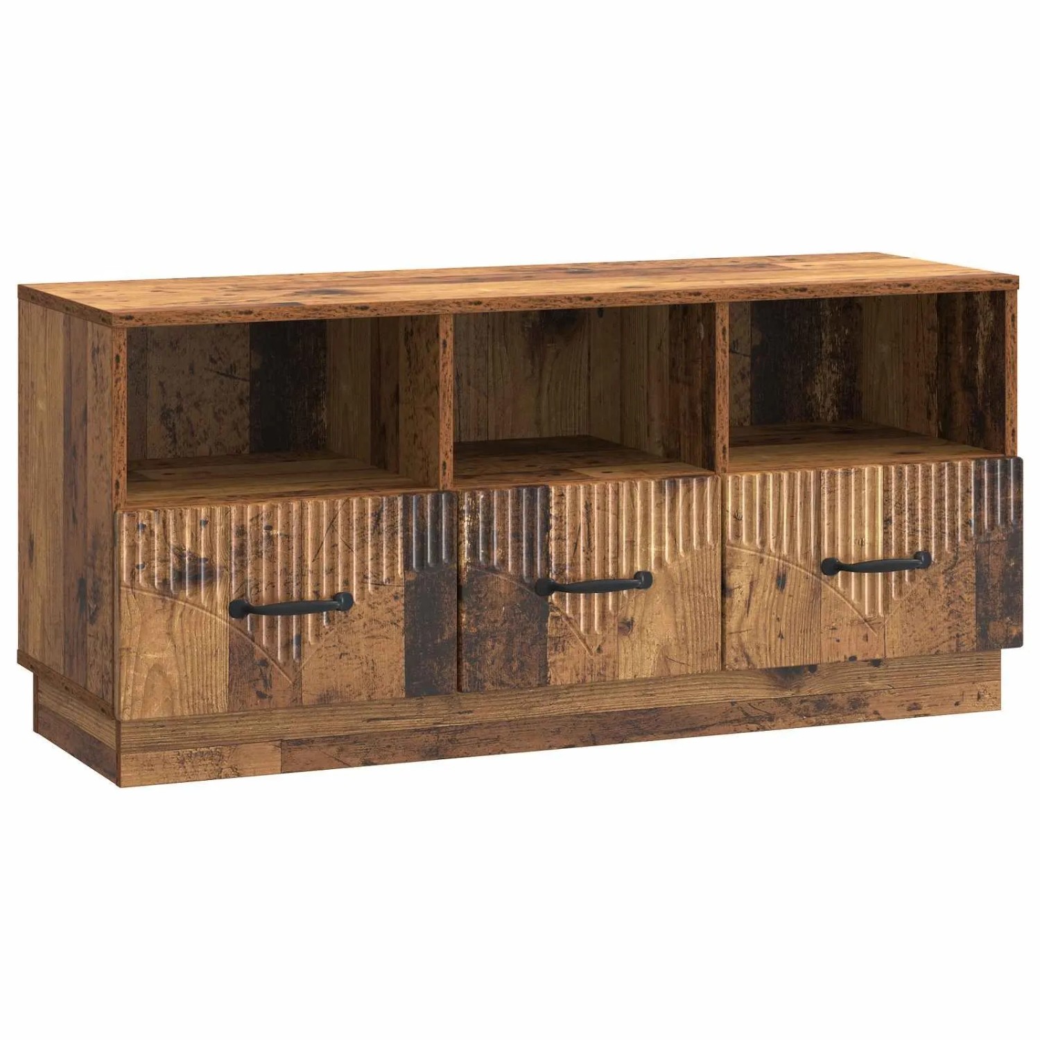 vidaXL TV-Schränk Altholz 102 x 34,5 x 47 cm Holzwerkstoff 895373