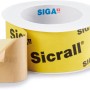 Siga Sicrall 60 Klebeband, 60mm x 15m, gelb. Dämmstoffzubehör für luftdichte Verklebungen.