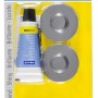 Wenko Power-Loc Adapter Premium/Classic für Handtuchhalter, inklusive Kleber, zur Wandmontage ohne Bohren.