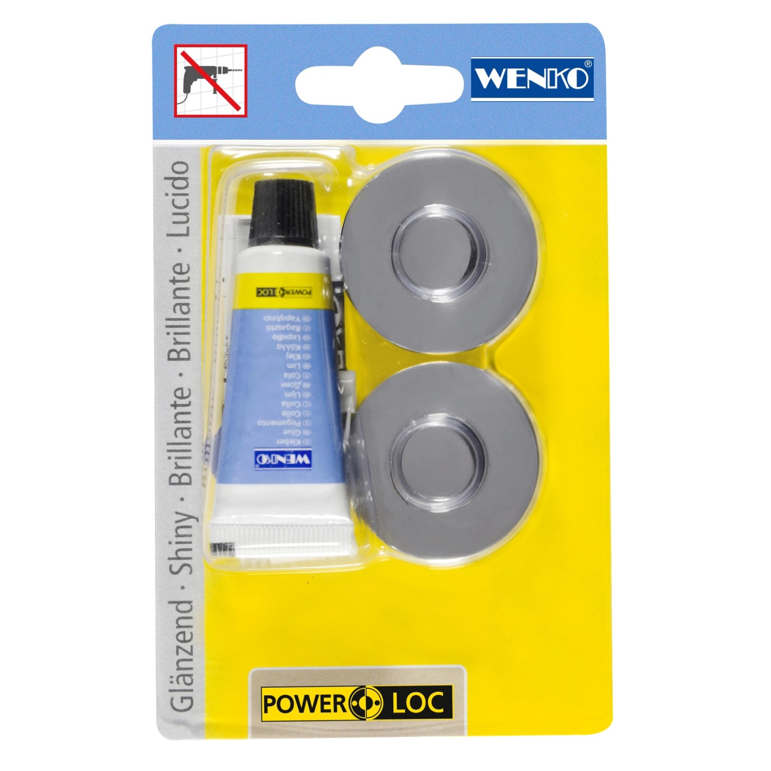 Wenko Power-Loc Wandhaken Adapter Premium/Classic