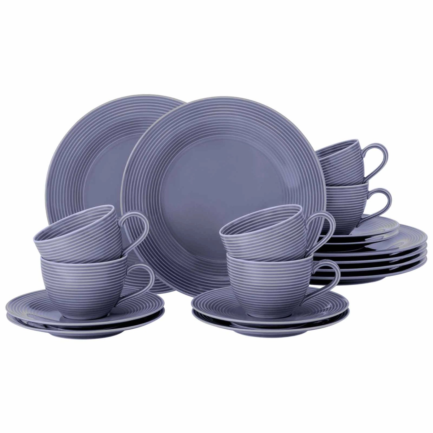 Seltmann Weiden Beat Coor Glaze Kaffeeservice 18-teilig Fliederblau günstig online kaufen