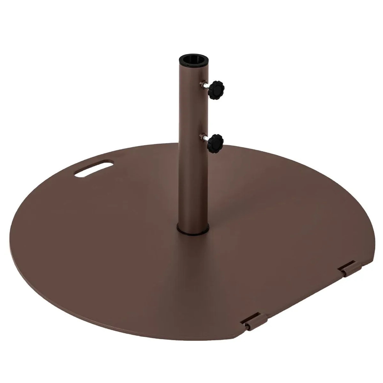 Costway Sonnenschirmständer 23 kg Schirmständer mit Rollen und Griff
