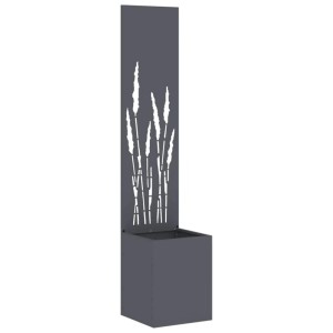 vidaXL Garten Sichtschutz-Leinwand Anthrazit 32 x 140 cm 876394
