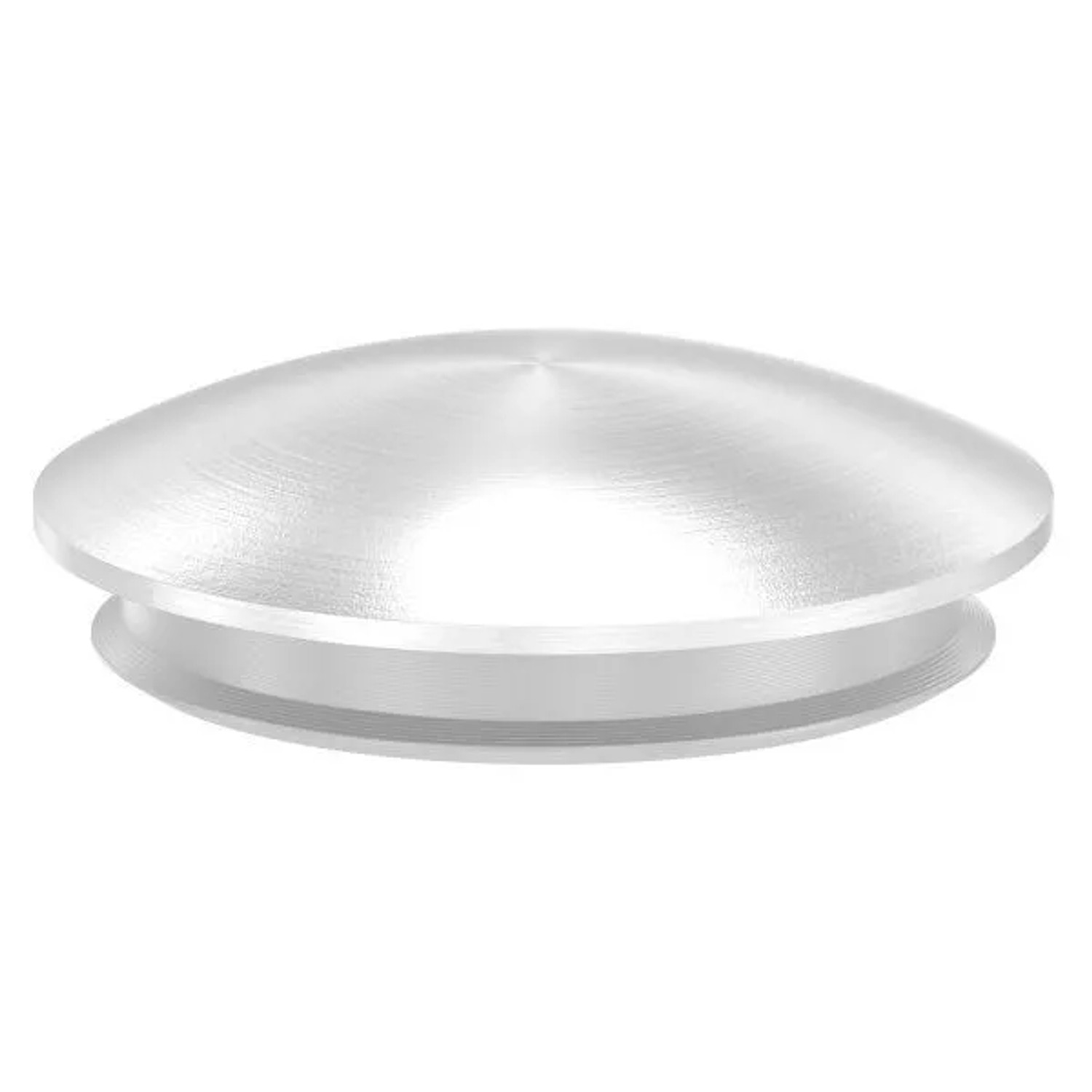 FeNau Endkappe V2A Edelstahl Für Rohr Ø 33,7 mm Wandstärke 2,0 mm Leicht Gewölbt