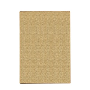 Naturfarbener KARAT Sisal Teppichläufer Sylt, 50x50 cm, für Innenbereiche.