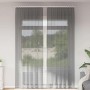 vidaXL Voile Vorhänge mit Stangentaschen 2 Stk Dunkelgrau 4102185_2