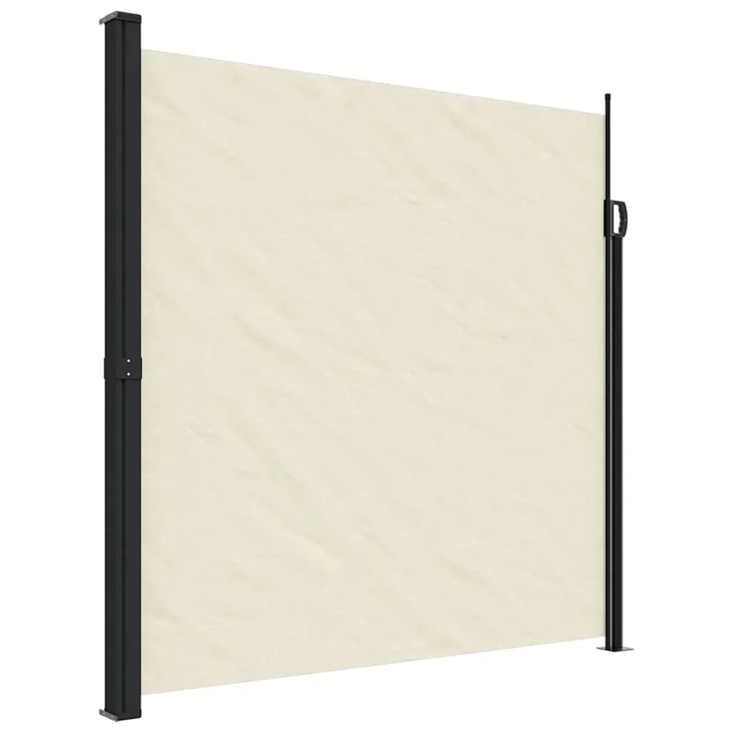 Furnicato Seitenmarkise Ausziehbar Creme 200x300 Cm