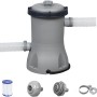 Bestway Flowclear Filterpumpe (2.006 l/h) mit Zubehör für Pools.