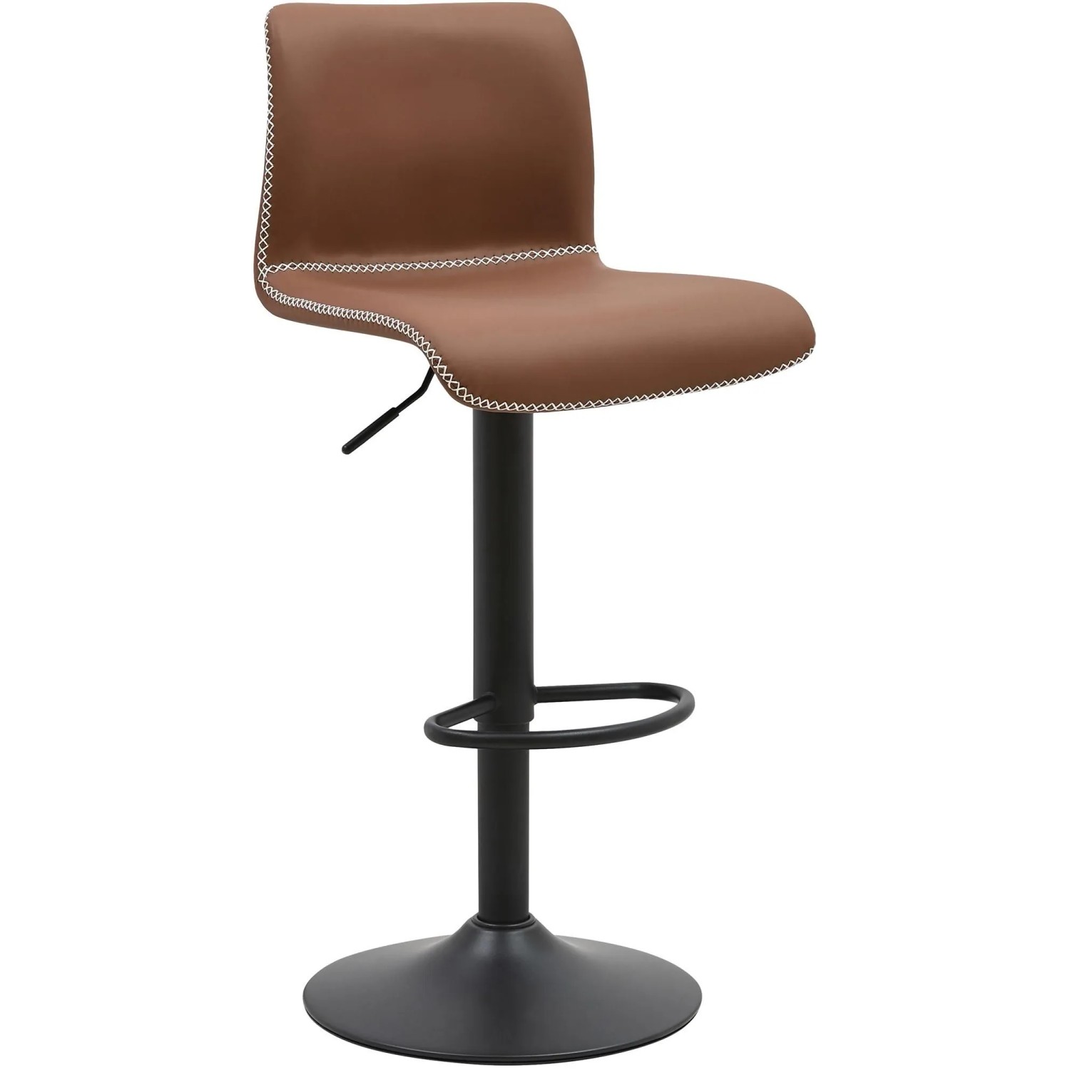 CLP Barhocker Henchy Kunstleder Braun