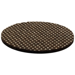 Wagner Anti-Rutsch Pad, braun-beige, Ø 60mm, aus Filz mit PVC-Punkten für sicheren Halt.