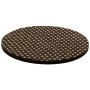 Wagner Anti-Rutsch Pad, braun-beige, Ø 60mm, aus Filz mit PVC-Punkten für sicheren Halt.