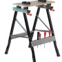 Werk- und Spanntisch mit Spannbacken und Werkzeugablage. Belastbar bis 100 kg.