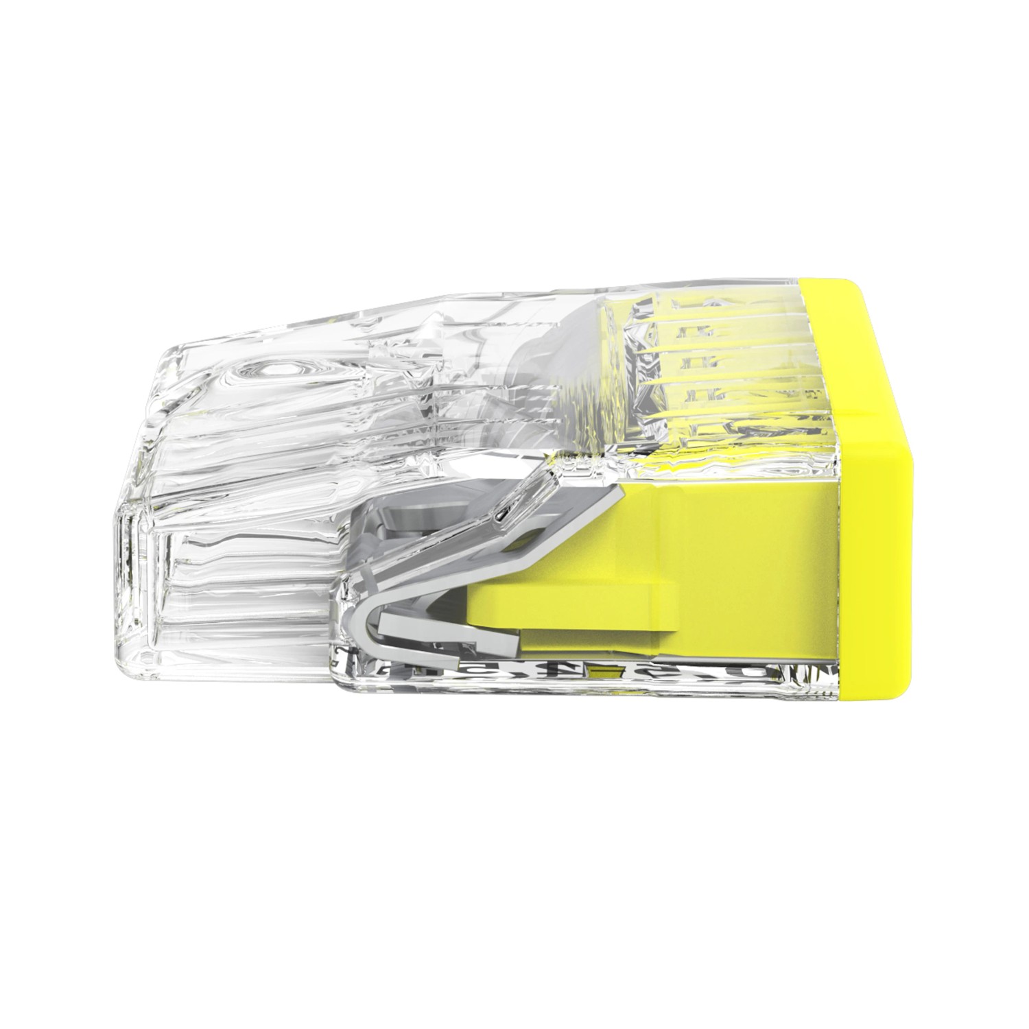 Wago Verbindungsdosenklemme, 5-polig, gelb, für Leiter von 0,5-2,5 mm².