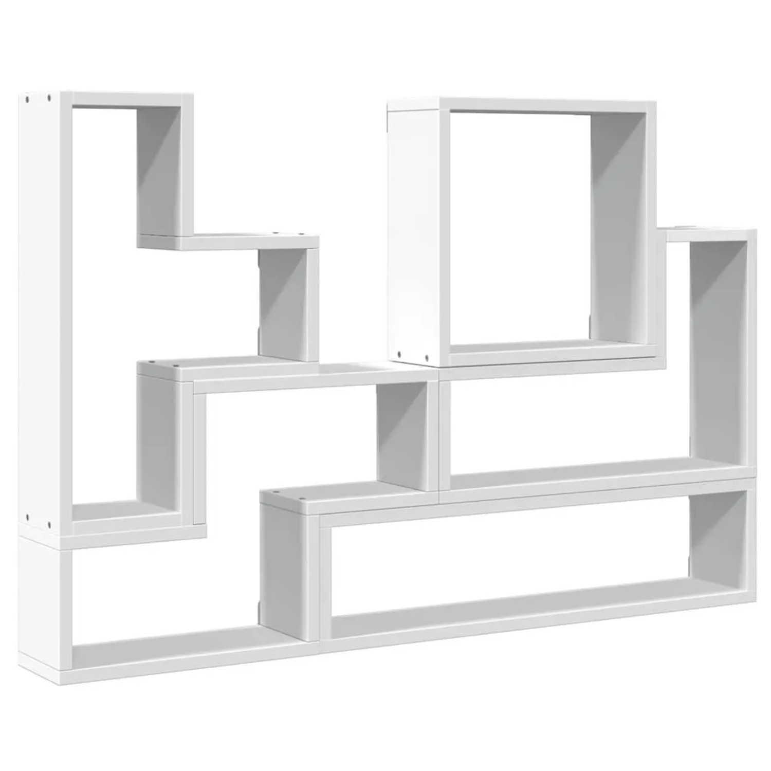 vidaXL Wandregal Weiß 96x12x64 cm Holzwerkstoff 840800