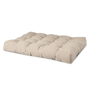 Beautissu ECO Style Palettenkissen Sitzkissen 120x80cm in Natur für Europaletten.