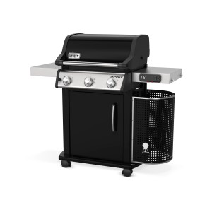 Weber Spirit EPX-315 Gasgrill, 3 Brenner, GBS, Smart Grill, schwarz. Mit digitaler Temperaturanzeige und Unterschrank.