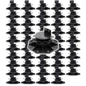 Xpotool Set 50X Stelzlager Terrassen 2700Kg 33-64Mm Stellfüße Höhenverstellbar