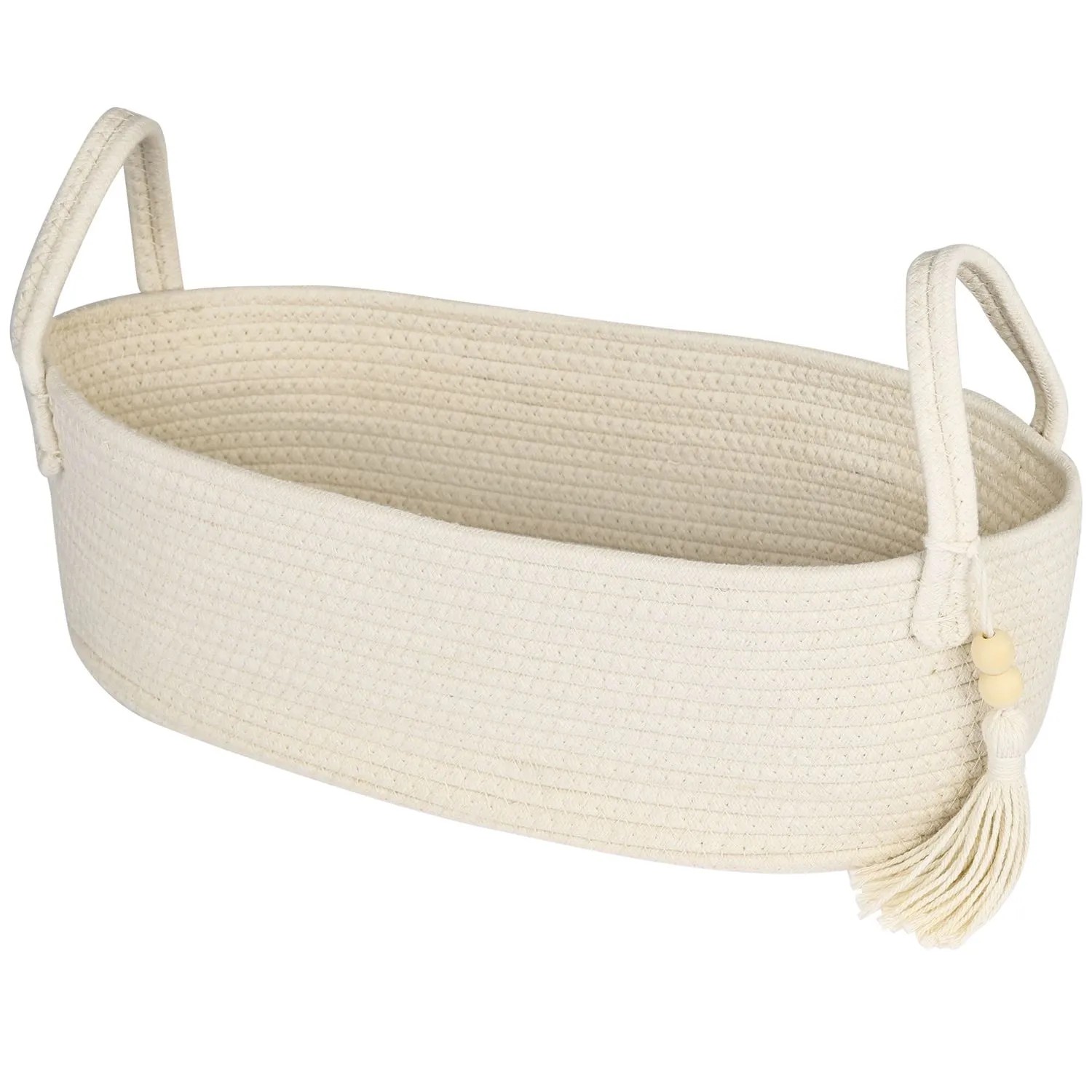 HMF 39030-38CM-30 Aufbewahrungskorb Badezimmer Korb Toilettenpapier Baumwolle 38 x 15 x 14 cm