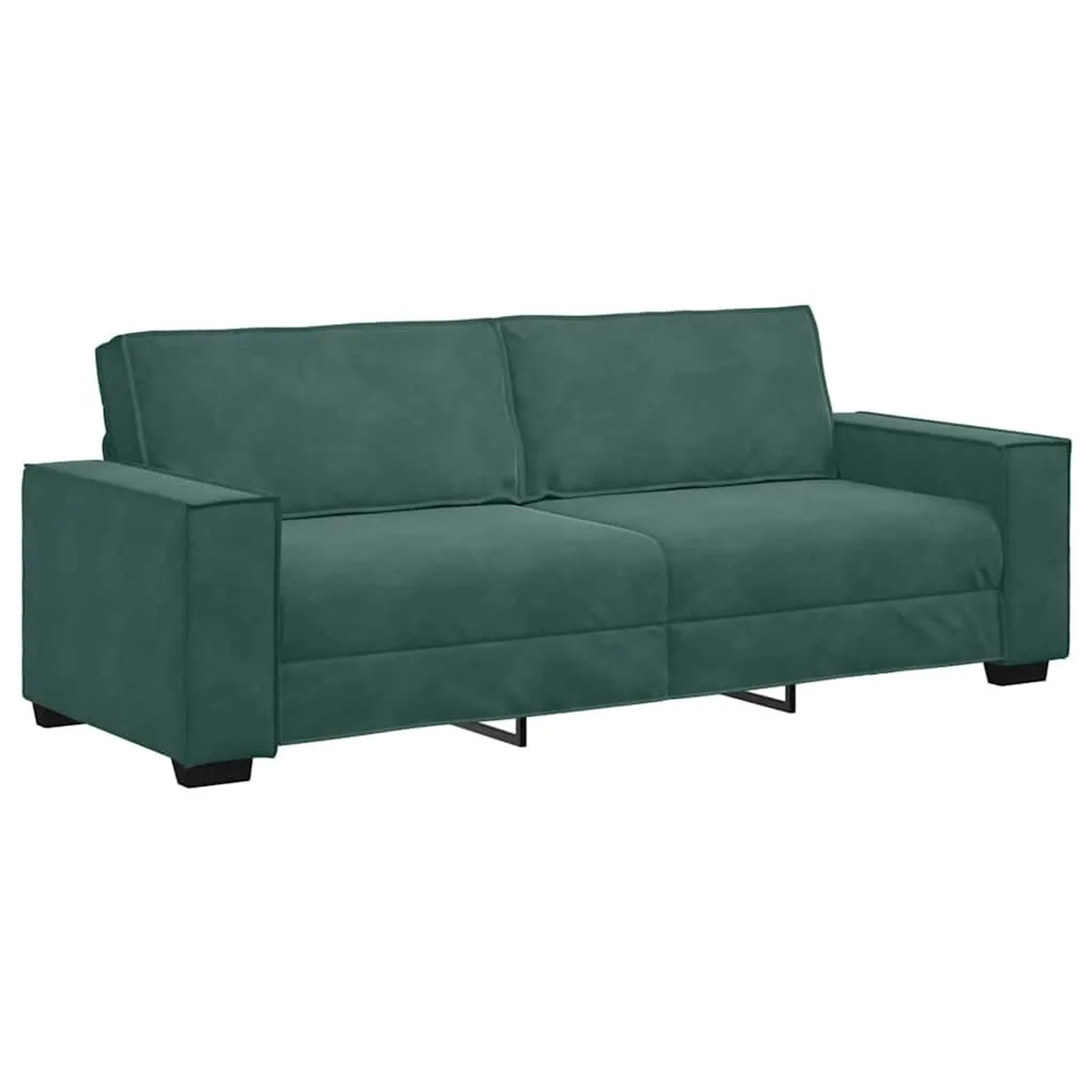 vidaXL 3-Sitzer-Sofa Dunkelgrün 180 cm Samt 4105032 günstig online kaufen