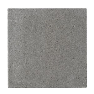 Graue Gehwegplatte, 40x40 cm, aus Beton für Terrasse und Gartenwege.