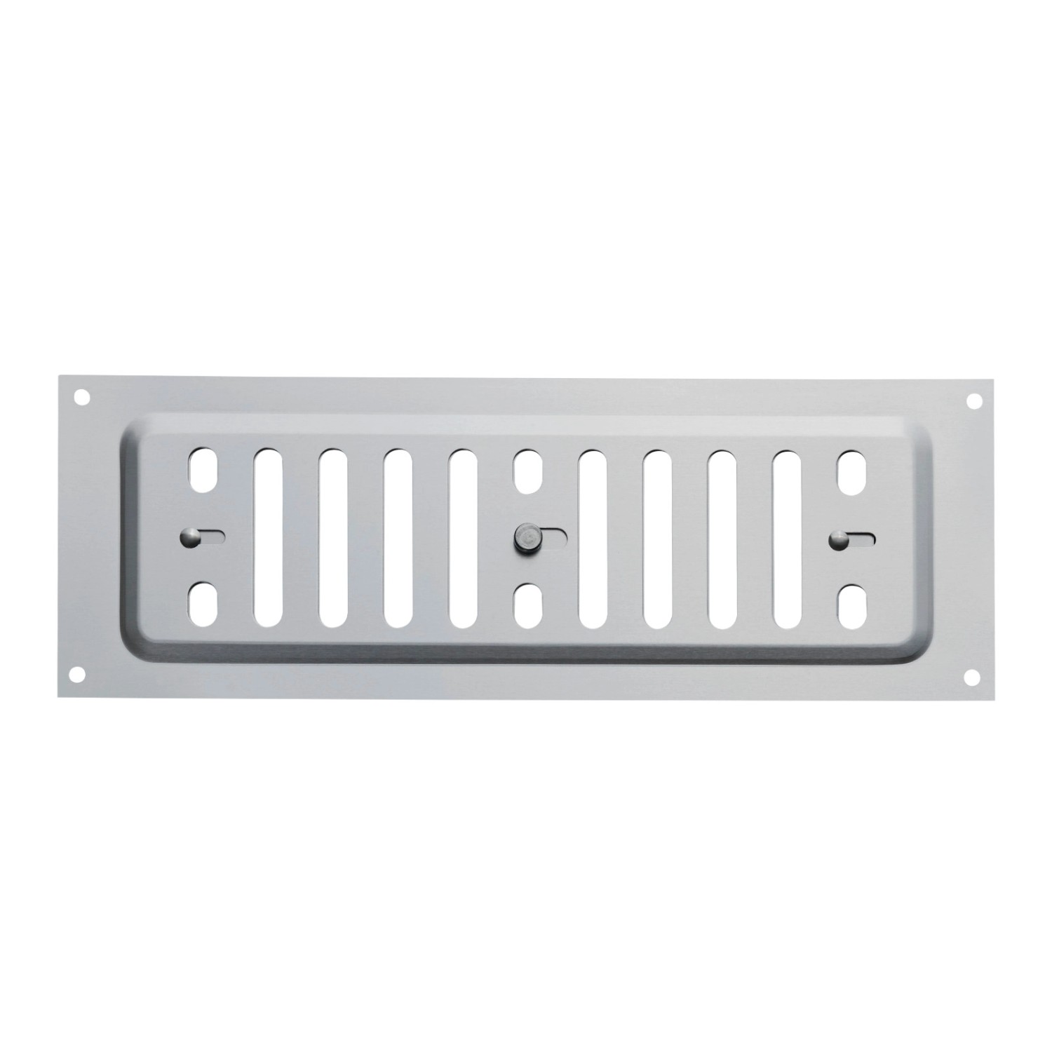 SOTECH Edelstahl Lüftungsgitter Oval 260 x 90 mm mit Schiebeverschluss Vers günstig online kaufen