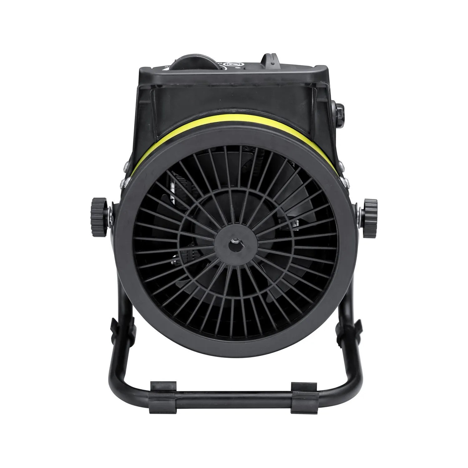 Tronitechnik Keramikheizer, Heizlüfter mit Tragegriff, 2000 Watt, schwarz/gelb.